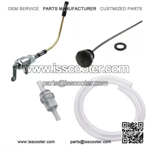 Fuel System Set: Fuel Tap Filter, Hose Clamp & Gas Cap ?C fits Ciao, SC, PX 50 FL/P etc.
