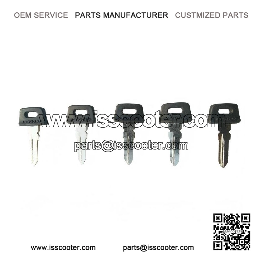 5 x Piaggio Vespa Blank Keys ?C Good Deal, fits PK XL/XL2, PX Lusso & T5.