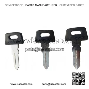 3 x Blank Keys to fit Piaggio Vespa ?C fits PK XL/XL2, PX Lusso & T5.
