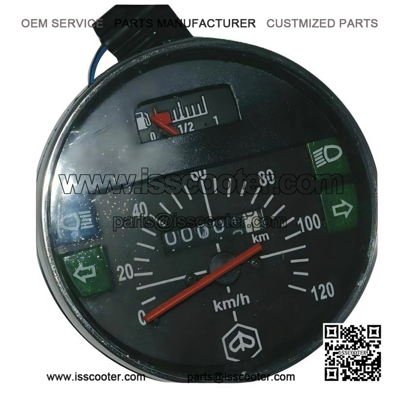 Speedometer / Tacho (120Km/h) for Vespa LML, PX & Lusso 80/125/150/200.