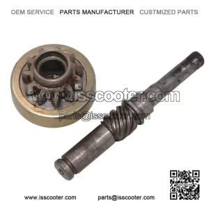 Starter Motor Bendix / Throw Out Gear & Shaft for Vespa PX, Star & Stella.