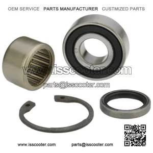 OEM Front Hub Bearing and Seal Kit for Vespa PX (1982-), T5 125cc, Cosa, PK & ET2.