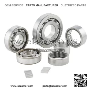Full Engine Replacement Bearing Set for VESPA P200E, PX200E & RALLY 200 (1972-1997).