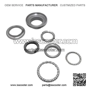 Steering Column Bearing Race / Cone Set for Vespa PX 125-200, Rally, V50, PV & GT.