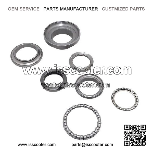Steering Column Bearing Race / Cone Set for Vespa PX 125-200, Rally, V50, PV & GT.