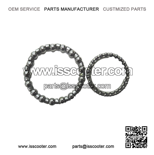 Headset Steering Bearing Set (Upper + Lower) for Vespa V50, PV, PX, GT, GL & Rally.