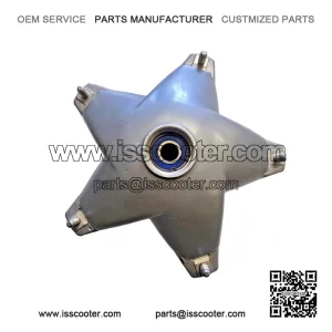 Front Disc Brake Drum with Bearings, Vespa PX 125 / 150 / 200