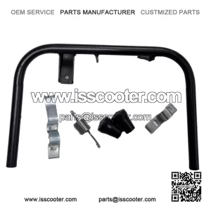 Classic Black Centre Stand with Shoes & Brackets for VESPA PX, LML 2T & T5.