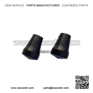 Black Rubber Centre Stand Feet (22mm) to fit Vespa PX 125/150/200.