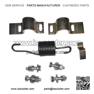 Centre Stand Bracket & Spring Fixing Kit (Italian FA ITALIA) for Vespa PX / T5 & LML.