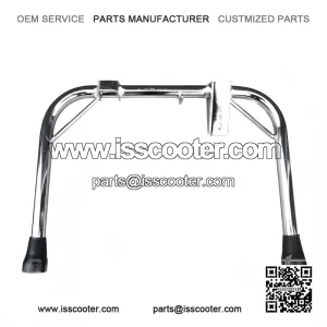 Reinforced Chrome Centre Stand with Feet , for Vespa PX 150 Scooter.