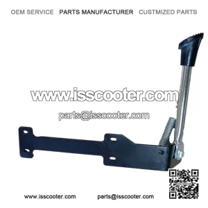 Chrome Side Stand / Prop Kickstand for Vespa PX, LML, T5, Sprint, GTR, GT, GS & SS (10-inch).