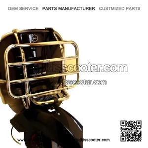 Chrome Folding Front Carrier for Vespa PX, LML, T5, PK, Rally, Super, GS & Star.