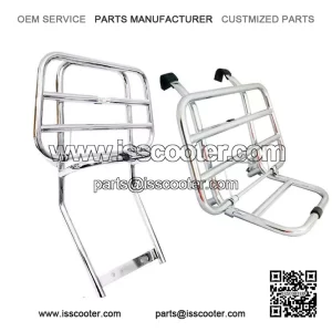 Chrome Luggage Rack for Piaggio Vespa PX 125/150/200.