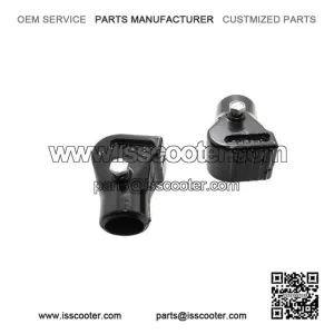 Brand New Pair of Black Alloy Stand Feet for VESPA PX, T5 & LML (#VP456).