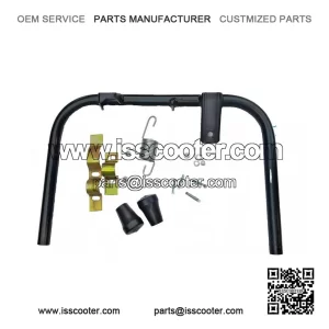 Black 10" Centre Stand with Fixings, Boots & Screws for Vespa PX & LML.