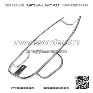 Polished Stainless Steel  Grab Rail, Vespa PX, PE, T5