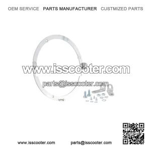 LED ROUND HEADLAMP ?143mm ?C For Vespa PX80?200, PE, Lusso, 1998