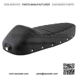 Sports Seat with Black & Grey Trim for VESPA PX, PE & T5 CLASSIC (1977-2016).