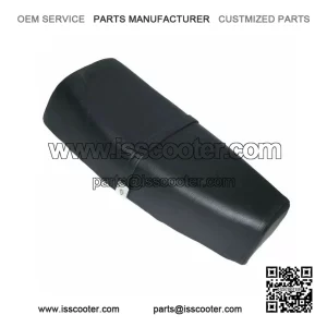 Complete Black Seat Assembly, Vespa PX LML Star Stella PE T5 4 Stroke
